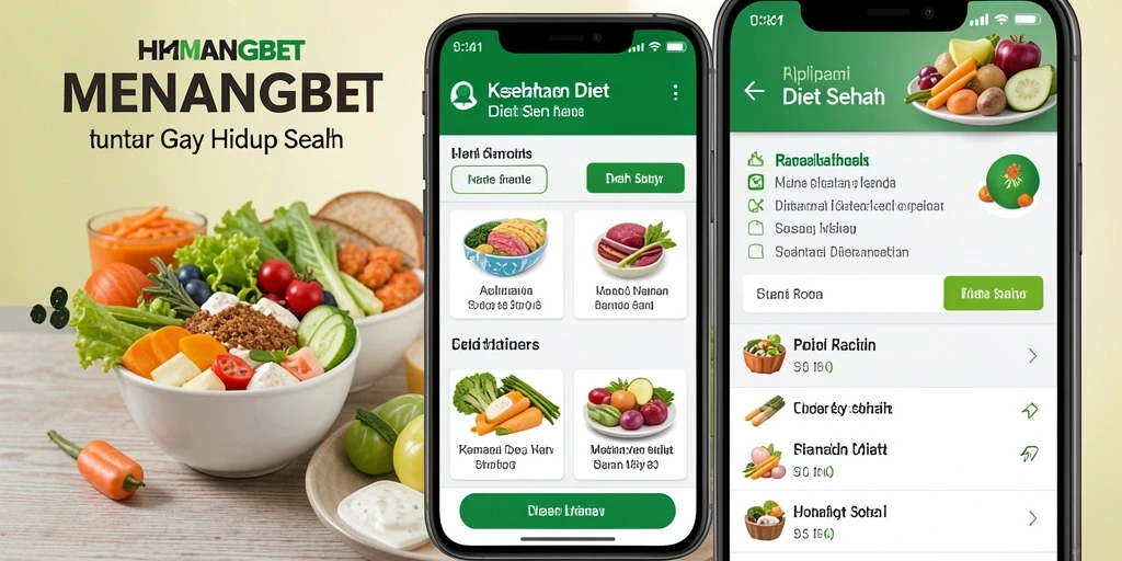 Antarmuka aplikasi MENANGBET untuk Diet Sehat yang mudah digunakan.