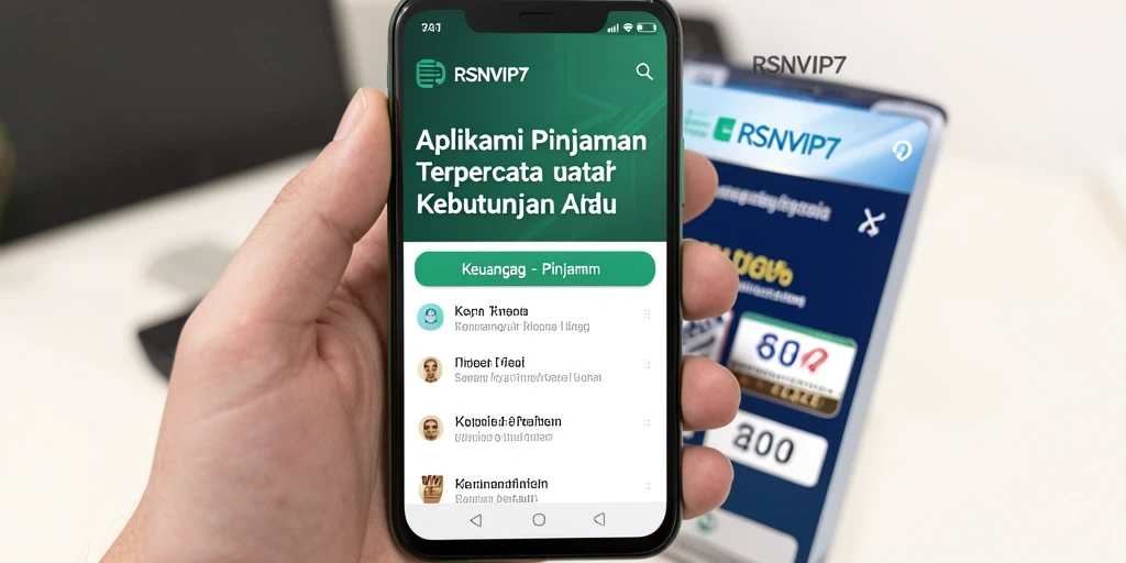 Screenshot aplikasi RSNVIP7 menunjukkan antarmuka pengguna yang bersih dan fungsional.