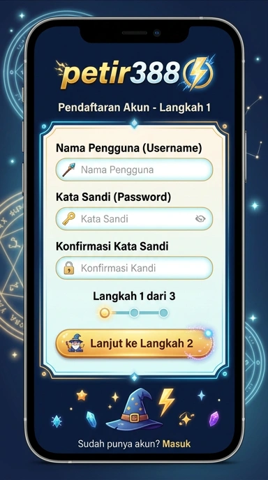 Cara Mudah Buat Akun Baru petir388 untuk Pengguna Android