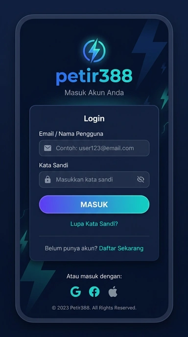 Masuk Akun Petir388 dengan Mudah dan Cepat